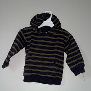 Yellow and Black Hooded Sweatshirt for Casual Comfort